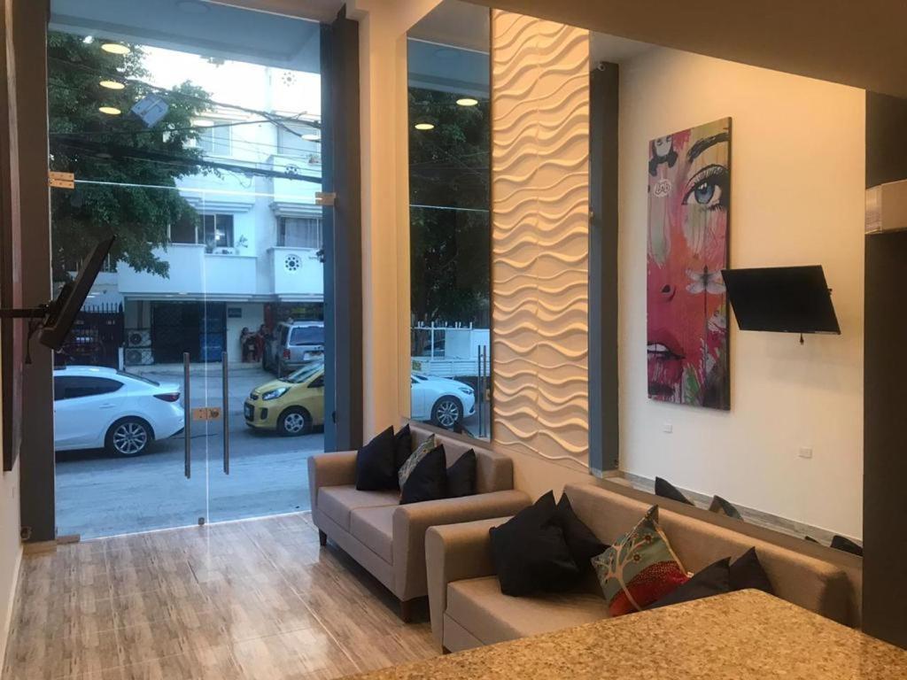 Aparta Estudio En El Edificio Bahia 79 Apartasuites Картахена Экстерьер фото