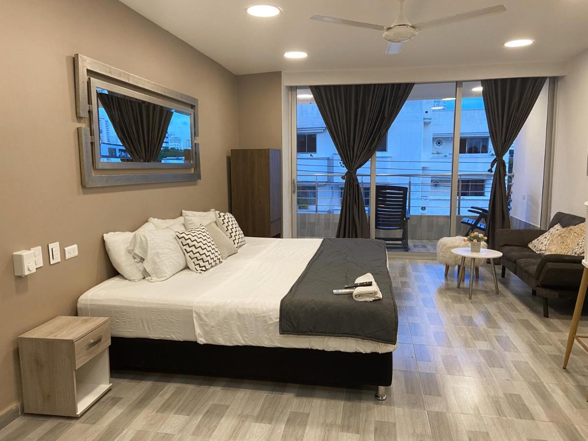 Aparta Estudio En El Edificio Bahia 79 Apartasuites Картахена Экстерьер фото